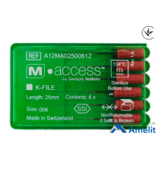 Інструмент ручний K-File M-Access №6 (Dentsply Maillefer), 6 шт./пак.